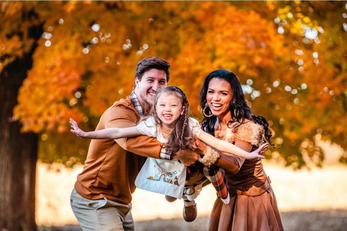 Dr. Tyler Graham with his family in Logansport, Indiana