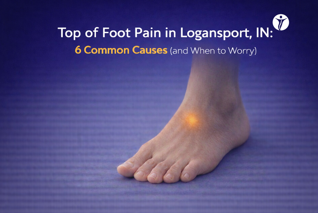 Top of Foot Pain in Logansport, IN: 6 Common Causes (and When to Worry)