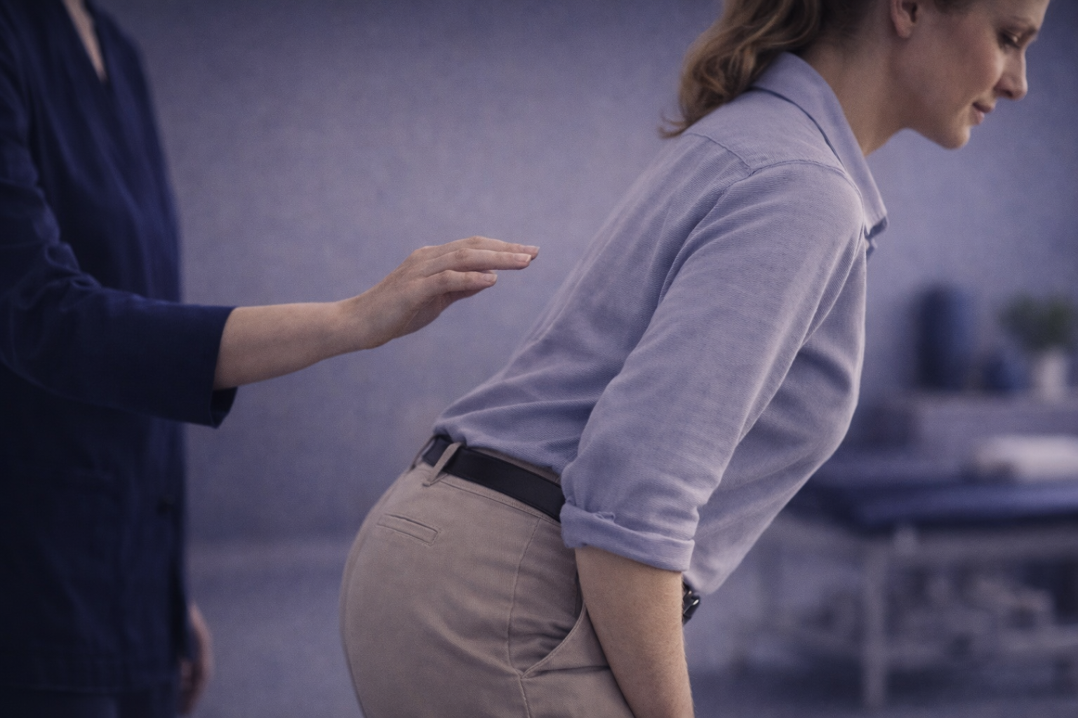 Supporting visual reinforcing progress markers, light duty rules, and stable next-day response when returning to work after a back injury.