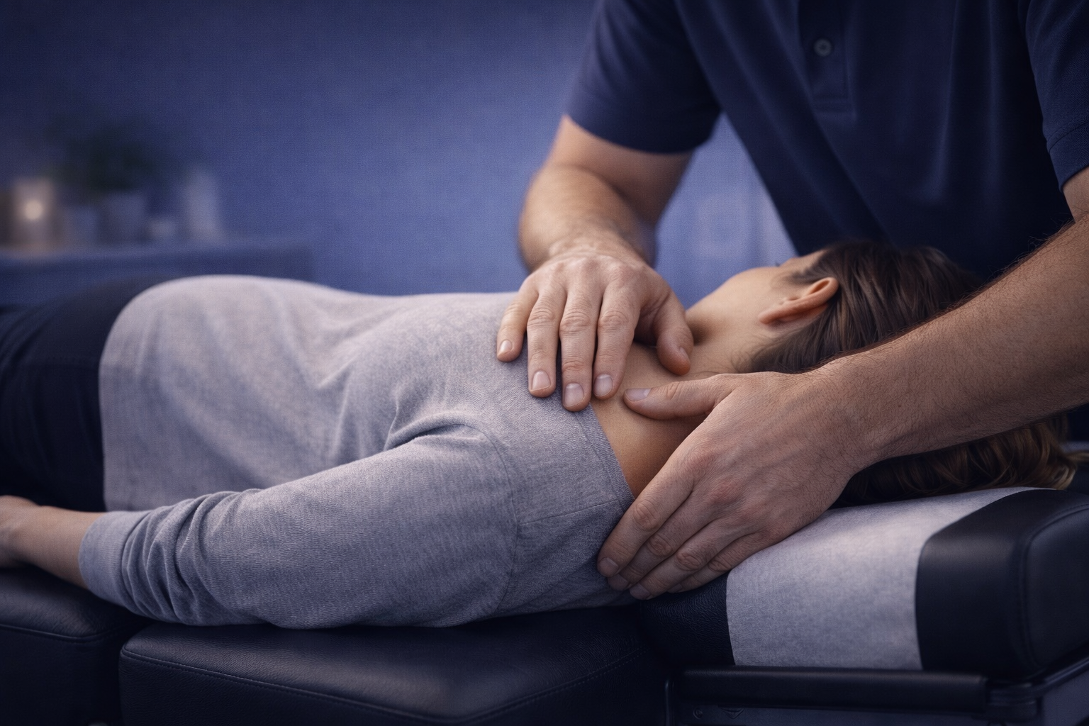 Supporting visual reinforcing that chiropractic care is a plan: targeted adjustments plus mobility, strength, and a clear roadmap.
