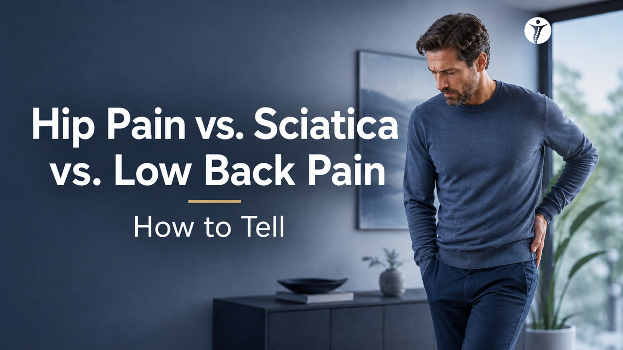 Hip Pain vs. Sciatica vs. Low Back Pain: How to Tell (and What to Do First)