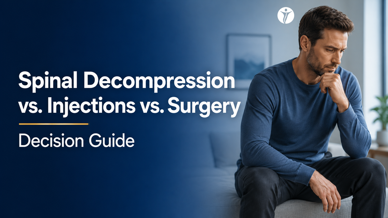 Spinal Decompression vs. Injections vs. Surgery (Decision Guide)