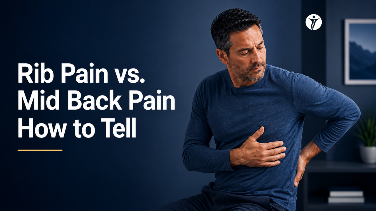 Rib Pain vs. Mid Back Pain: How to Tell the Difference (and What to Do First)
