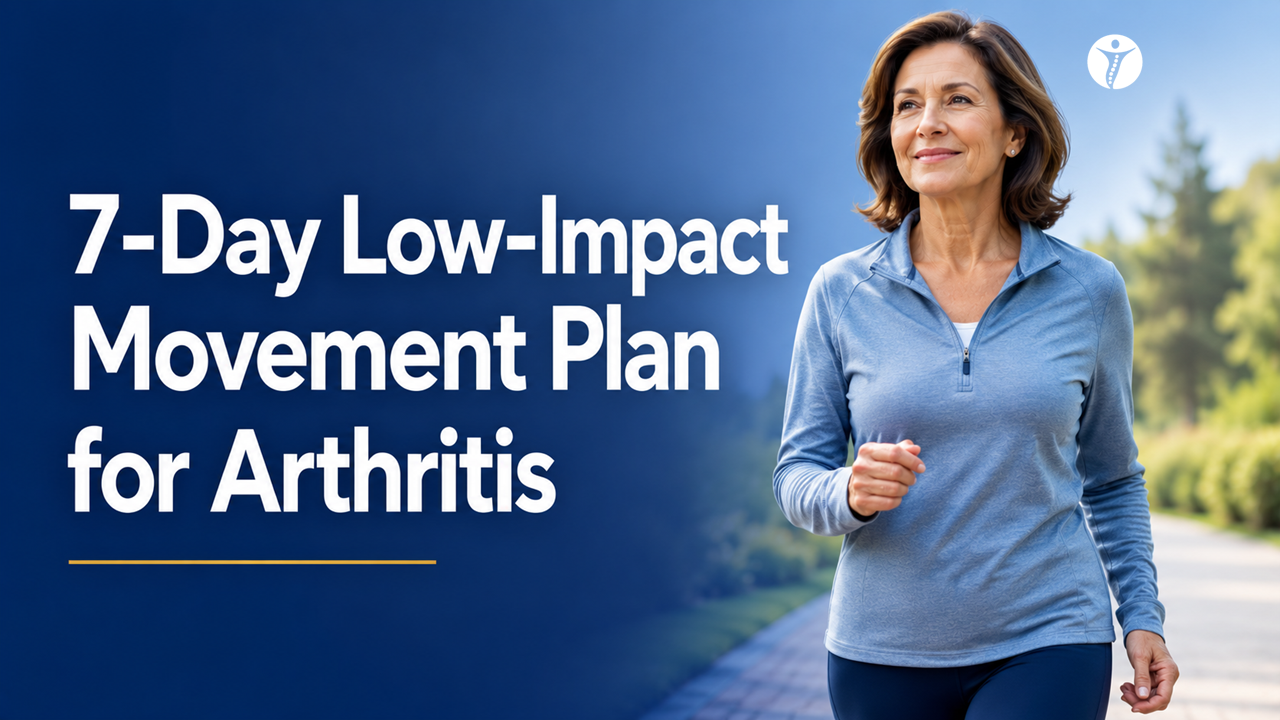 A 7-Day Low-Impact Movement Plan for Arthritis (Knee, Hip, or Hands)