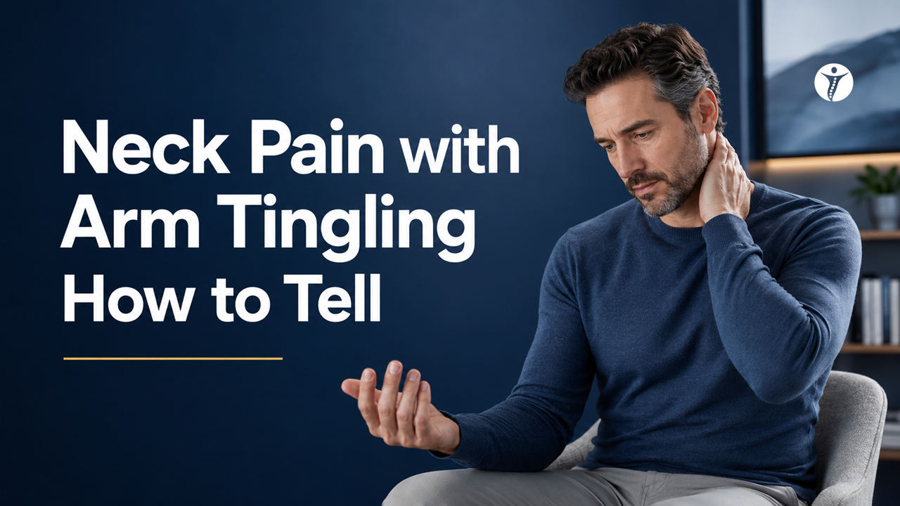 Neck Pain with Arm Tingling: Pinched Nerve vs. Muscle Tension (How to Tell)