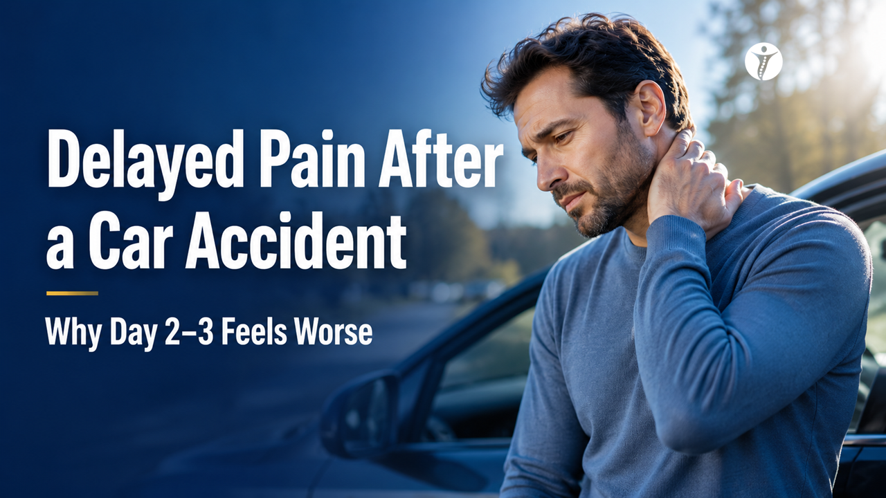 Delayed Pain After a Car Accident: Why You Feel Worse on Day 2–3 (and What to Do)